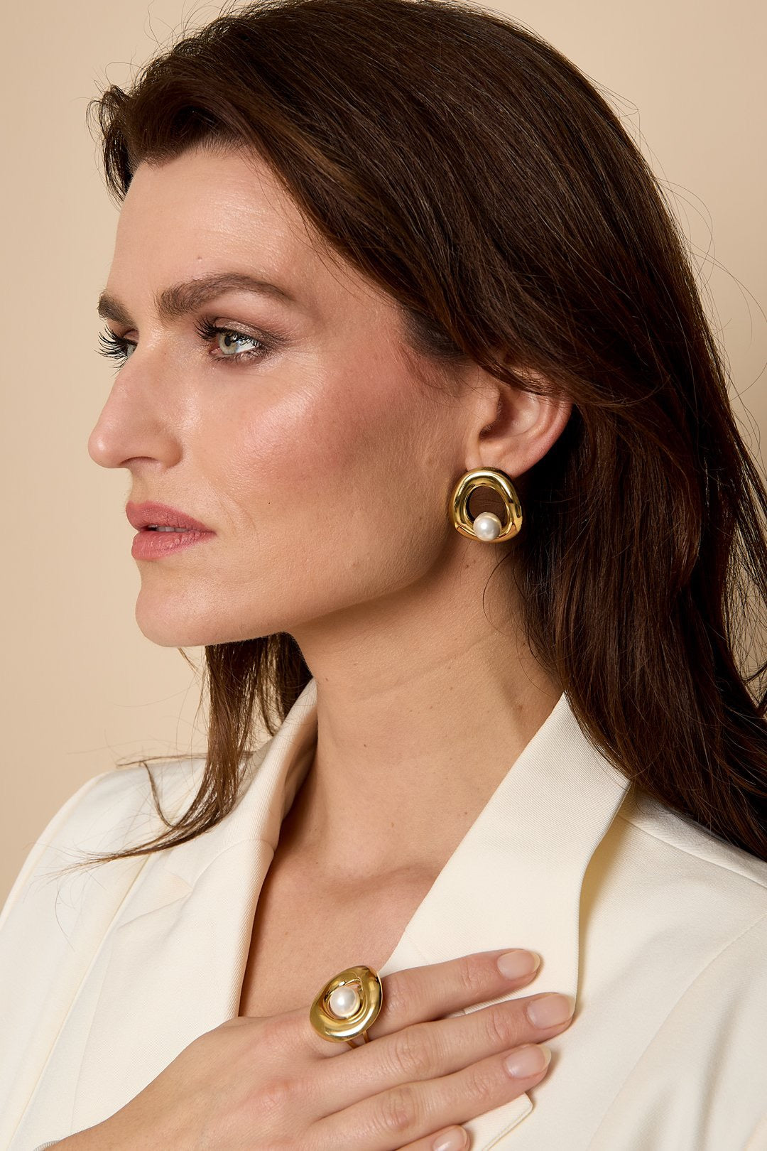 Statement Circle Ring | Eleganz in Balance