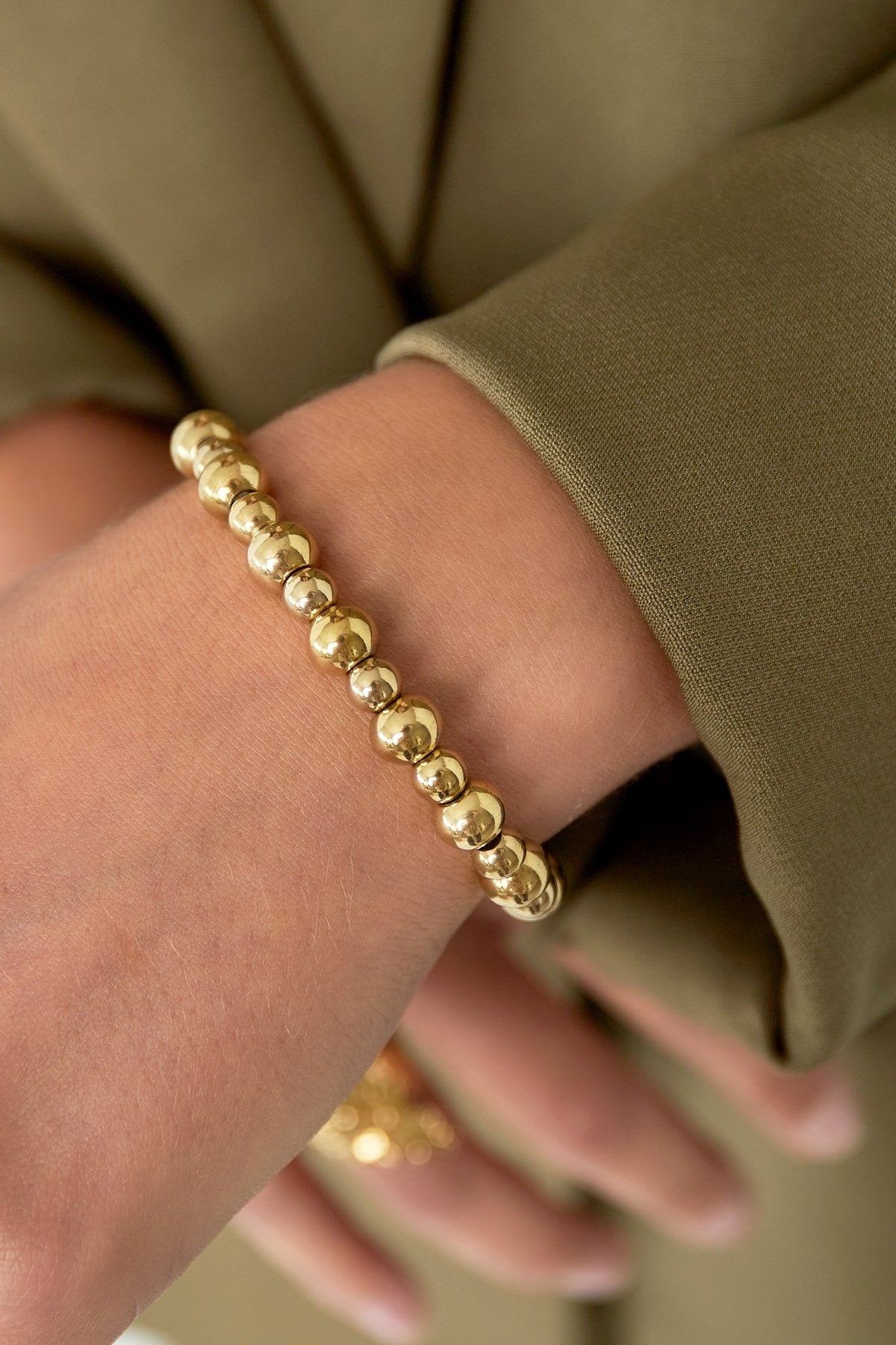 Golden Pearl Armband