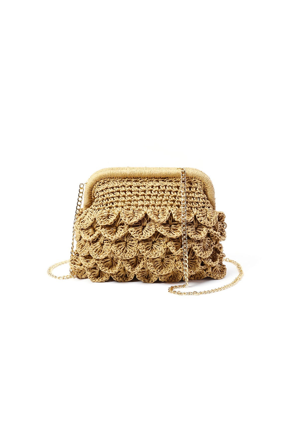 BELLA Strandtasche Strohgeflechtet /Beige