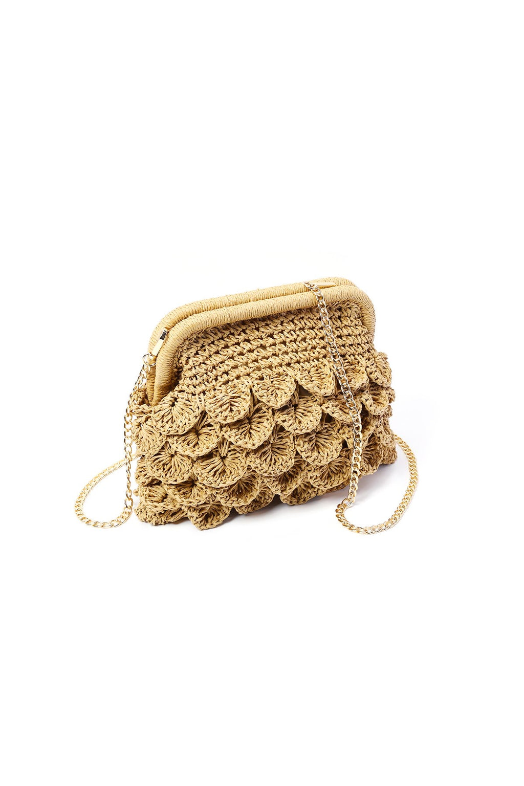 BELLA Strandtasche Strohgeflechtet /Beige