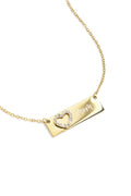 MOM mit Herz | Halskette in Gold