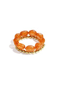 Opalina | Juego de pulseras | Naranja