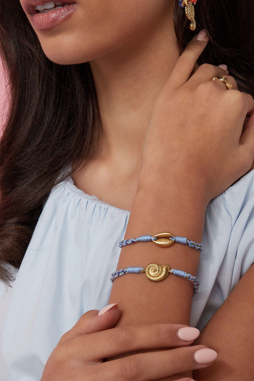 Coast Hülse | Pulsera de cordón con dije