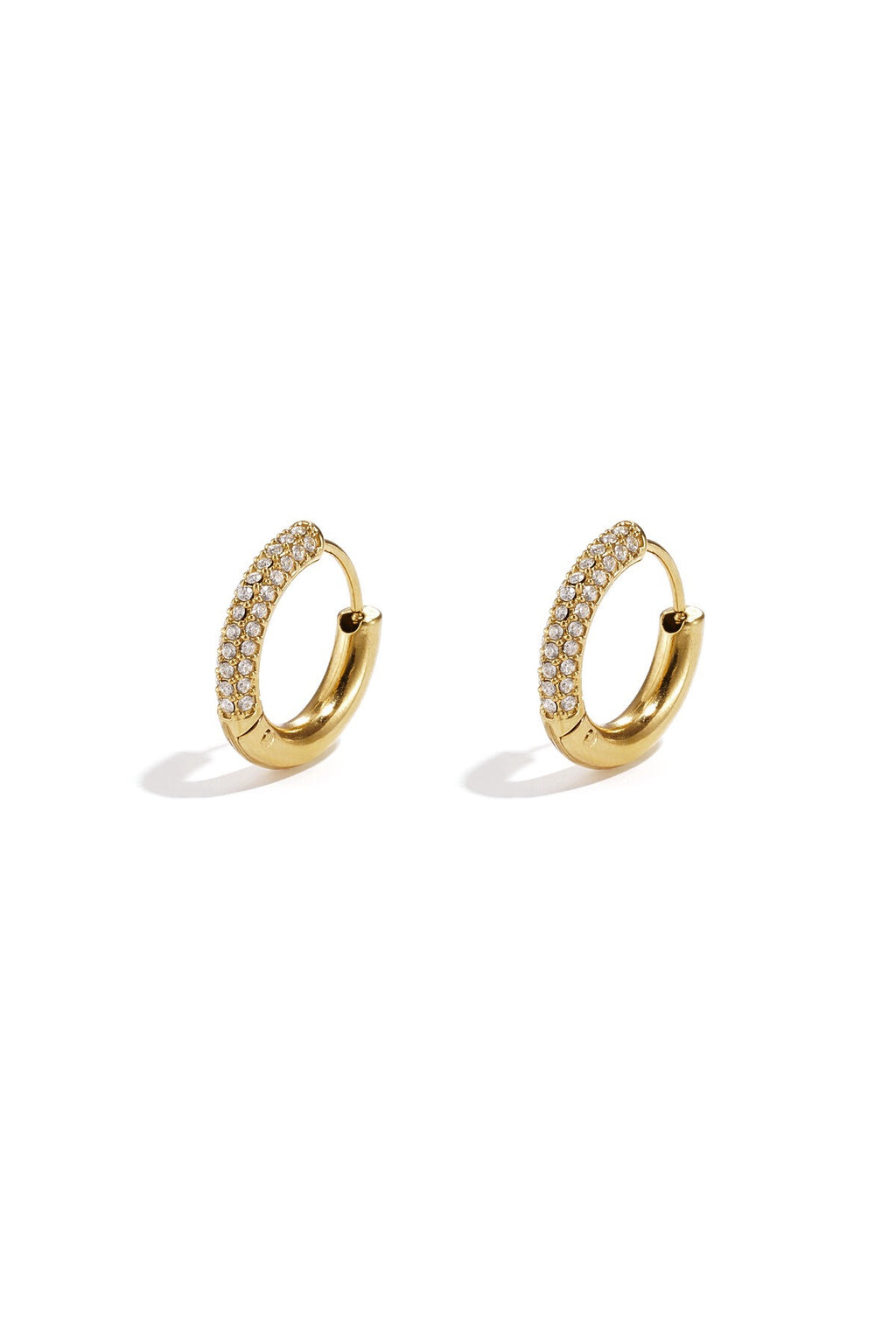 Ava | Pendientes chapados en oro