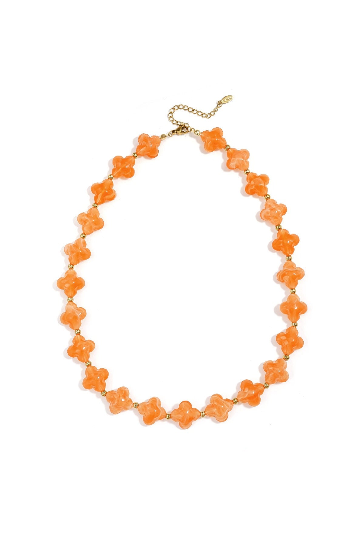 Trébol | Collar | Naranja