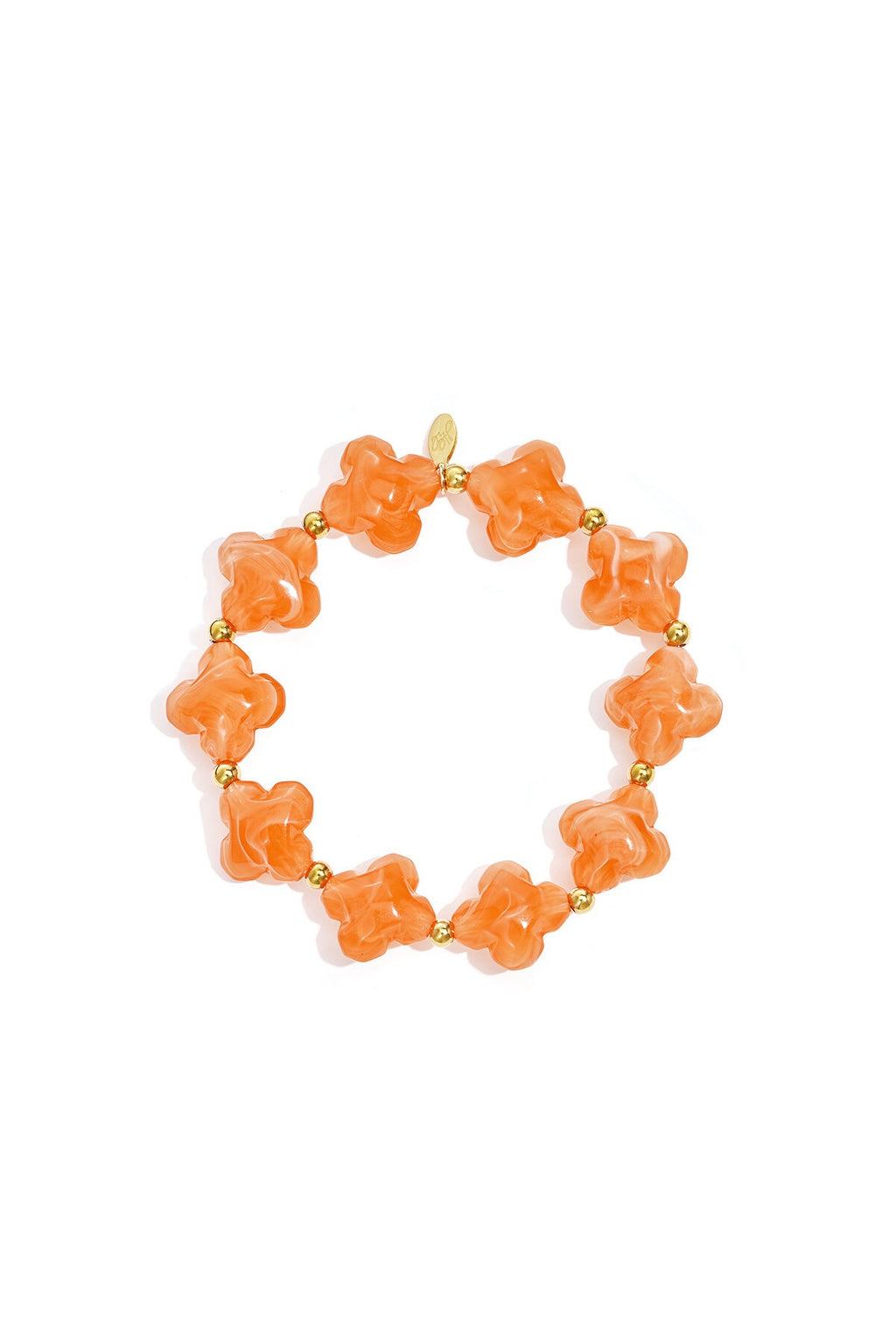 Trébol | Pulsera | Naranja