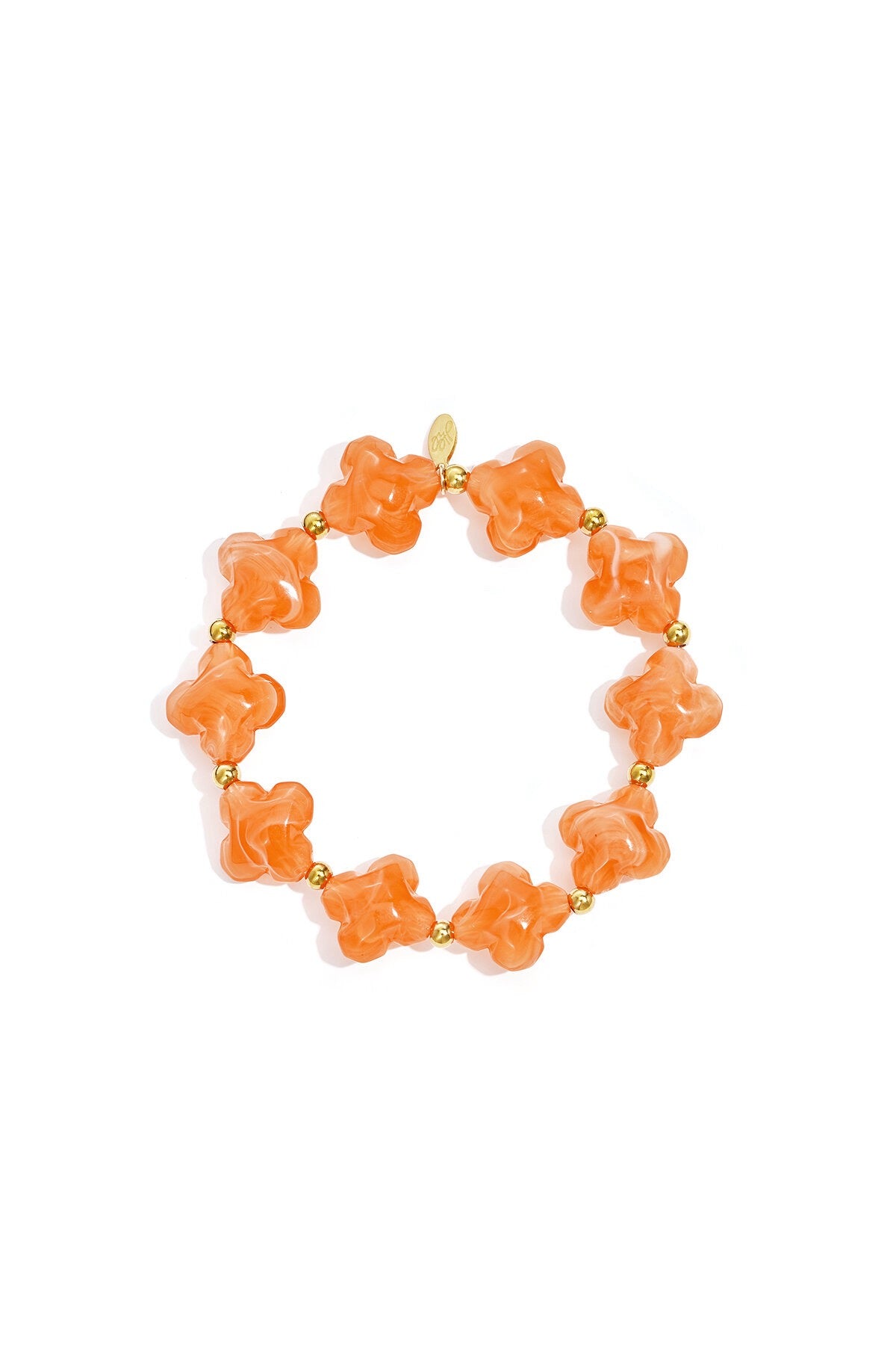 Trébol | Pulsera | Naranja